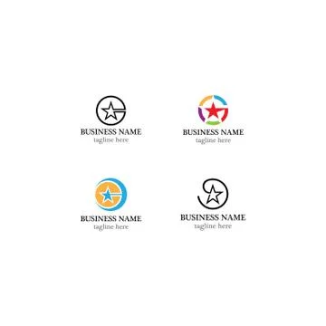 Star logo vector Stock Illustration