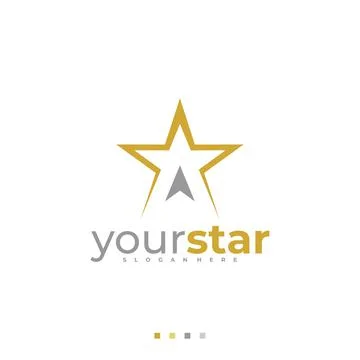 Star logo vector template, Creative Star logo design concepts Stock Illustration