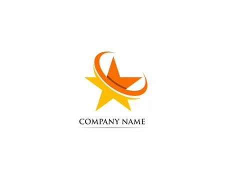Star logo vector template success 스톡 일러스트