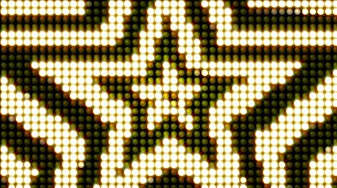 Star Loop Glowing Leds Video stock 35217029