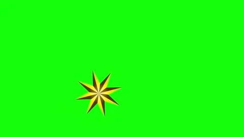 Star Looping Isolated Green Screen Stock Video 库存影片 339331648