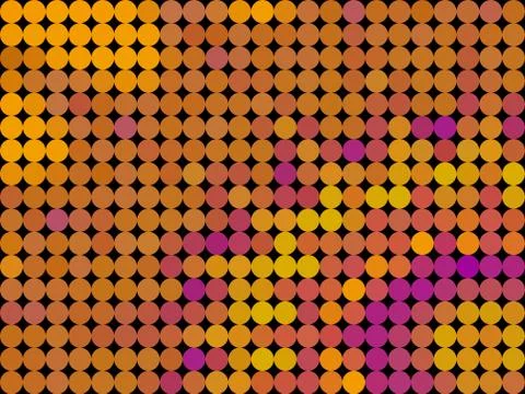 Star low poly circle style vector mosaic background Stock Illustration
