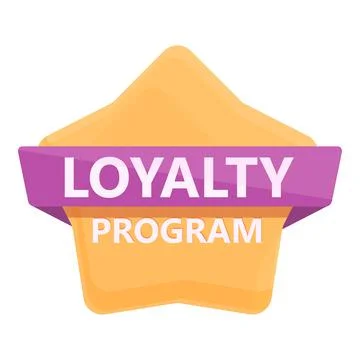 Star loyalty program icon cartoon vector. Online discount Stock-Illustration