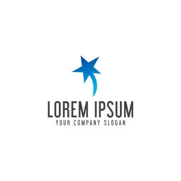 Star magic logo design concept template Illustrazione stock