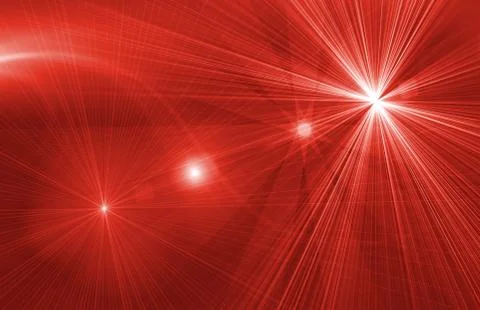 Star magical red background Stock Illustration