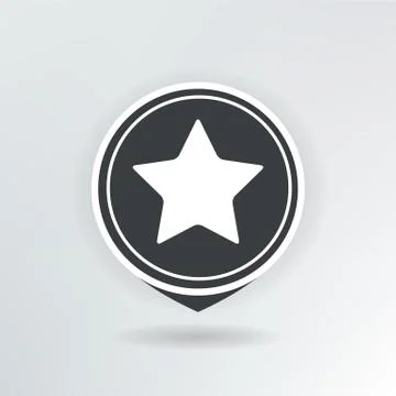 Star map pointer. Stock Illustration