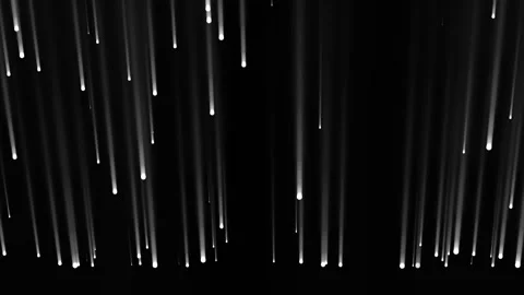 Star Meteor shower rain and dropping ground. shooting stars Meteor in galaxy. Video stock 344096228