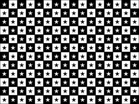 Star Motifs Pattern Stock Illustration