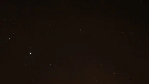 Star Movement long exposure Timelapse with Clouds Stock Footage 87222900