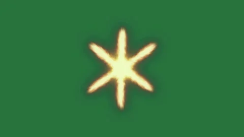 Star Moving Isolated Green Screen Stock Video Vidéo 338016238