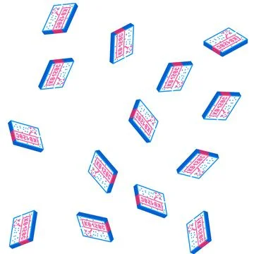Star name isometric icon seamless pattern 스톡 일러스트