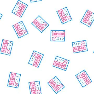 Star name vector seamless pattern Stock Illustration