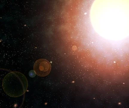 Star nebula space backdrop Stock Illustration