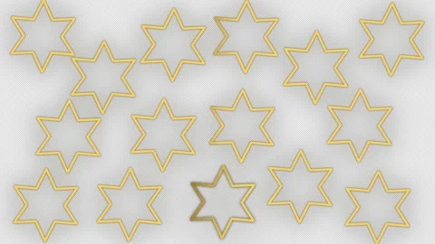 Star neon effect blinking loop Animation video transparent background with .. Stock Footage 235266897