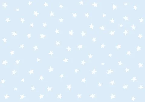 Star night pattern template baby children kids Stock Illustration