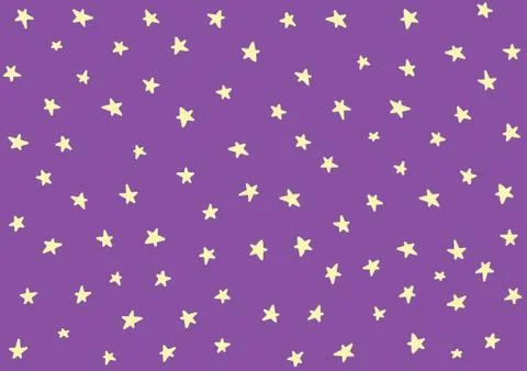 Star night pattern template baby children kids Stock Illustration