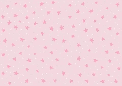 Star night pattern template baby children kids Stock Illustration