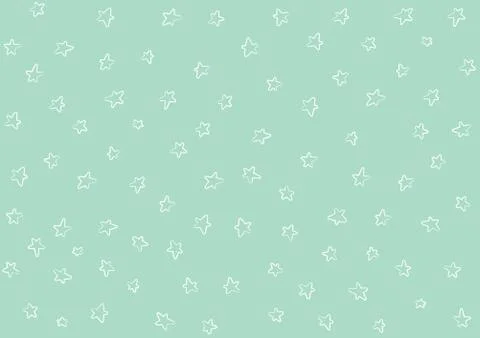 Star night pattern template baby children kids Illustrazione stock