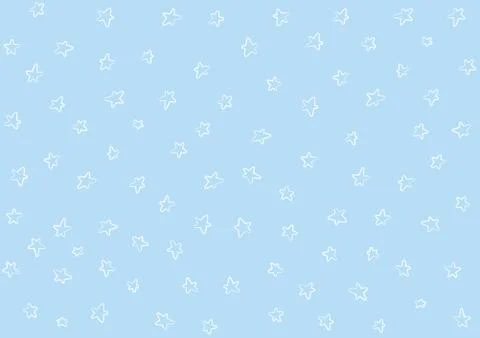 Star night pattern template baby children kids Stock Illustration
