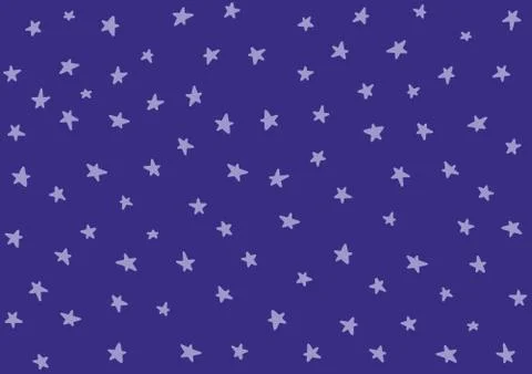 Star night pattern template baby children kids Stock Illustration