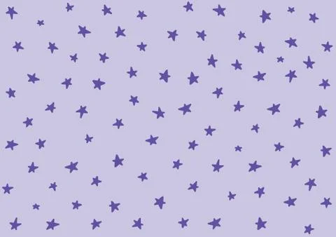 Star night pattern template baby children kids Illustrazione stock