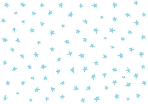 Star night pattern template baby children kids Stock Illustration