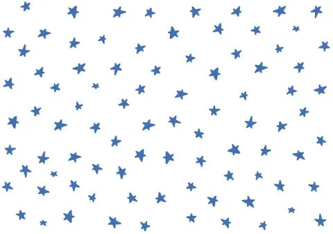 Star night pattern template baby children kids Stock Illustration