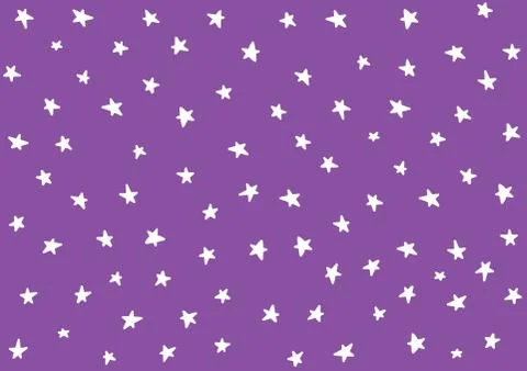 Star night pattern template baby children kids Stock Illustration