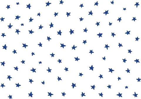 Star night pattern template baby children kids Stock Illustration