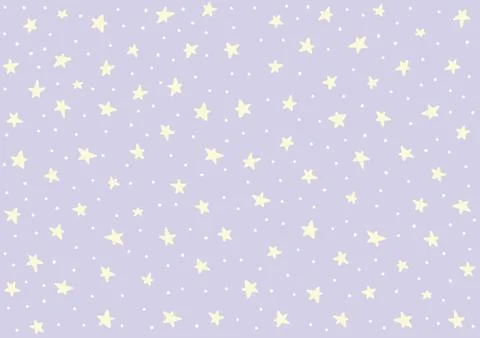 Star night pattern template baby children kids Illustrazione stock