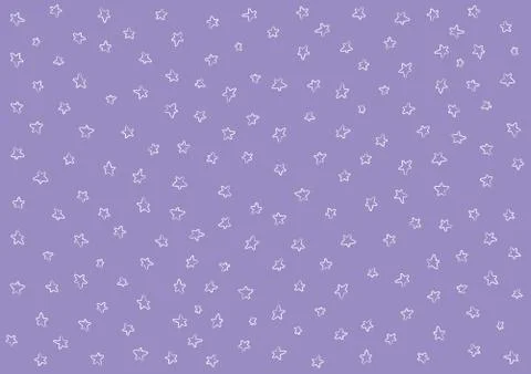 Star night pattern template baby children kids Stock Illustration