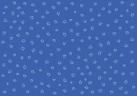 Star night pattern template baby children kids Stock Illustration