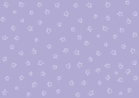Star night pattern template baby children kids Stock Illustration