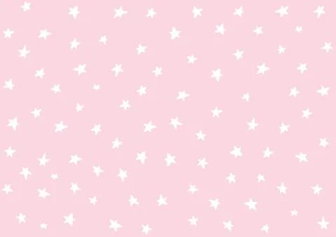Star night pattern template baby children kids Stock Illustration