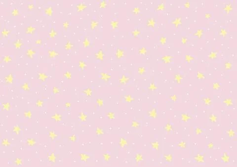 Star night pattern template baby children kids Stock Illustration