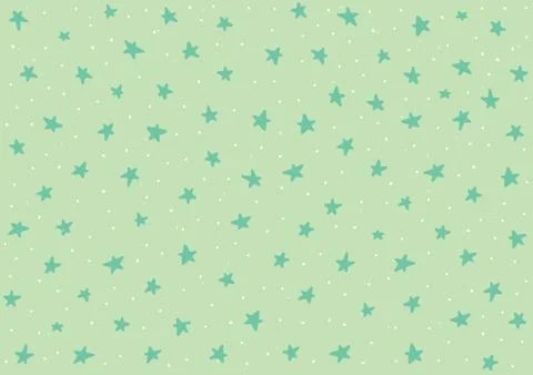 Star night pattern template baby children kids Stock Illustration