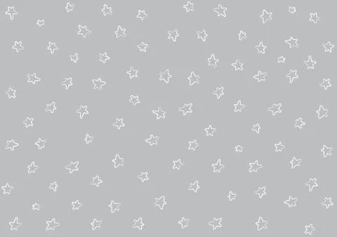 Star night pattern template baby children kids Illustrazione stock
