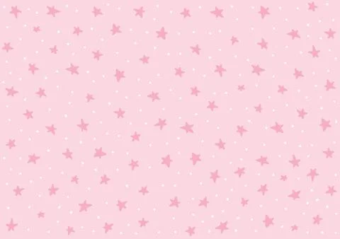 Star night pattern template baby children kids Stock Illustration