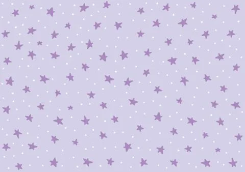 Star night pattern template baby children kids Stock Illustration