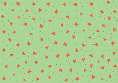 Star night pattern template baby children kids Stock Illustration