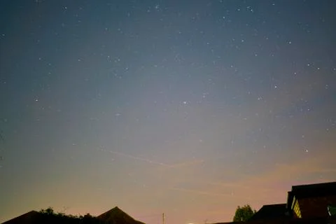Star in the night Foto stock