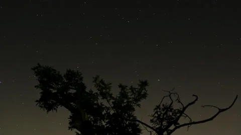 Star night sky timelapse Stock Footage 39834066