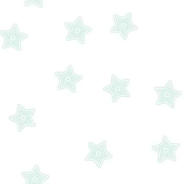 Star ocean glyph seamless pattern Stockillustratie