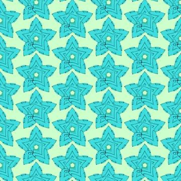 Star octopus Stock Illustration
