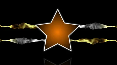 Star Orange String Stock-Footage 25364375