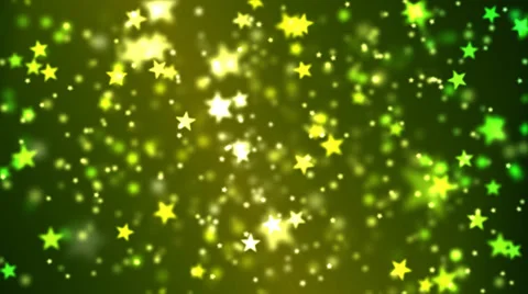 Star Particle Background Animation - Loop Yellow Stock Footage 36550247