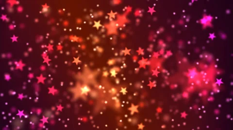 Star Particle Background Animation - Loop Red Stock Footage 36551437