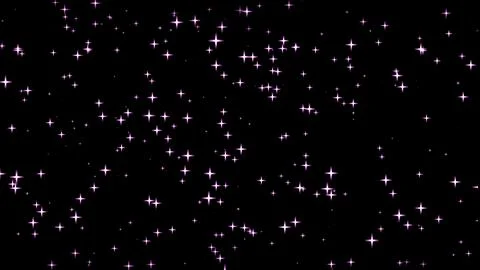 Star particles falling with Black Background. Good for astrology and astronom Illustrazione stock