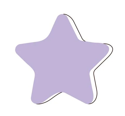 Star patch design Stock Illustration