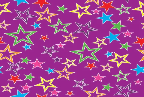 Star pattern background wallpaper Stock Illustration